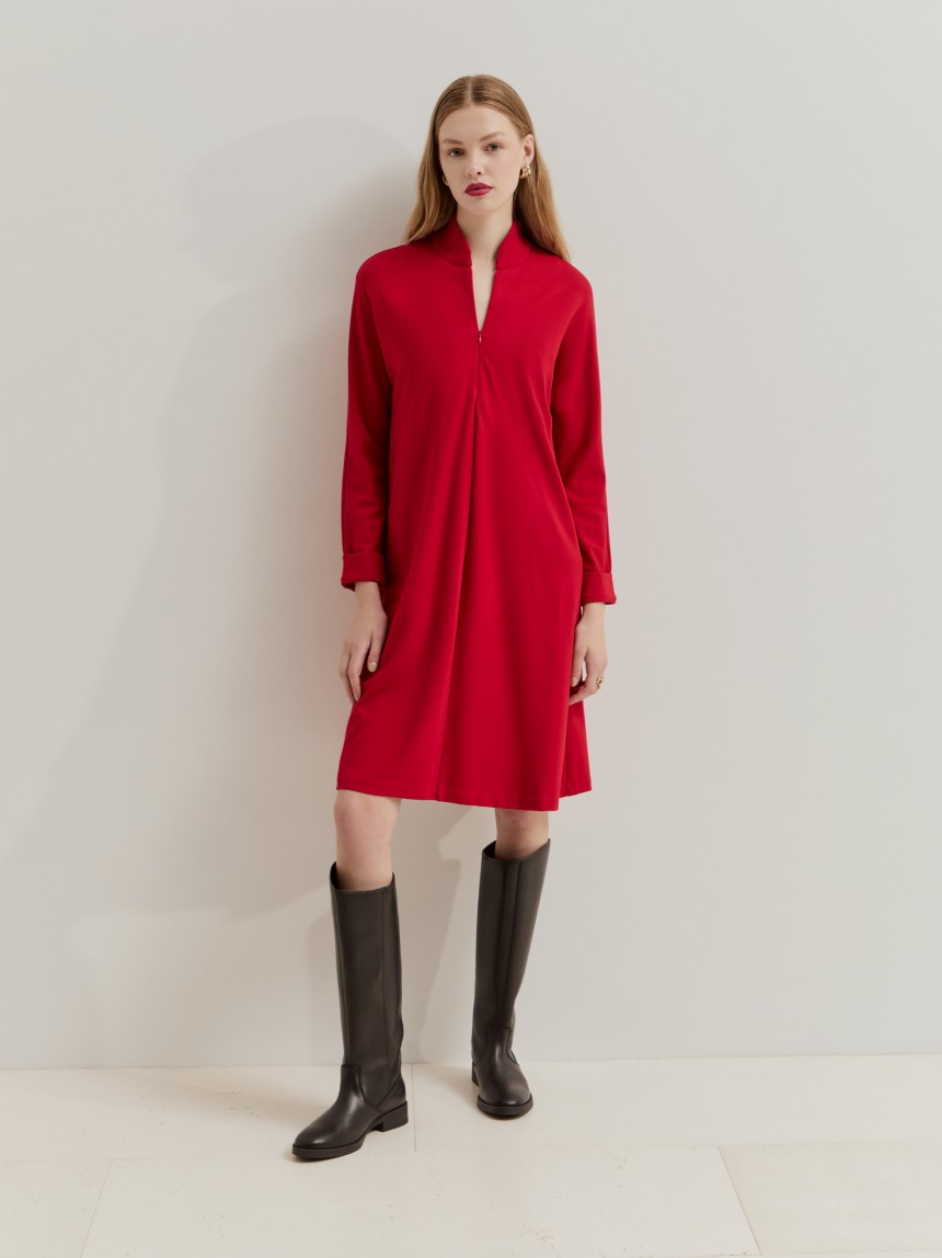 Vestido curto evasé
