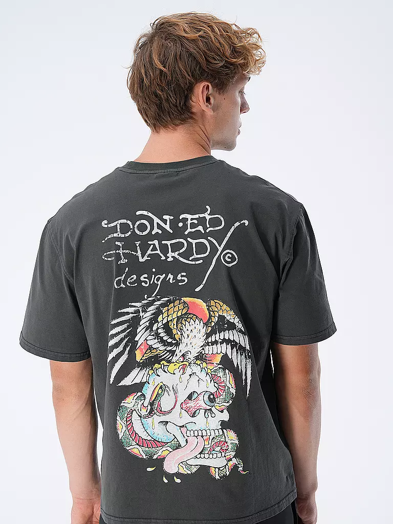 ED HARDY T-Shirt schwarz