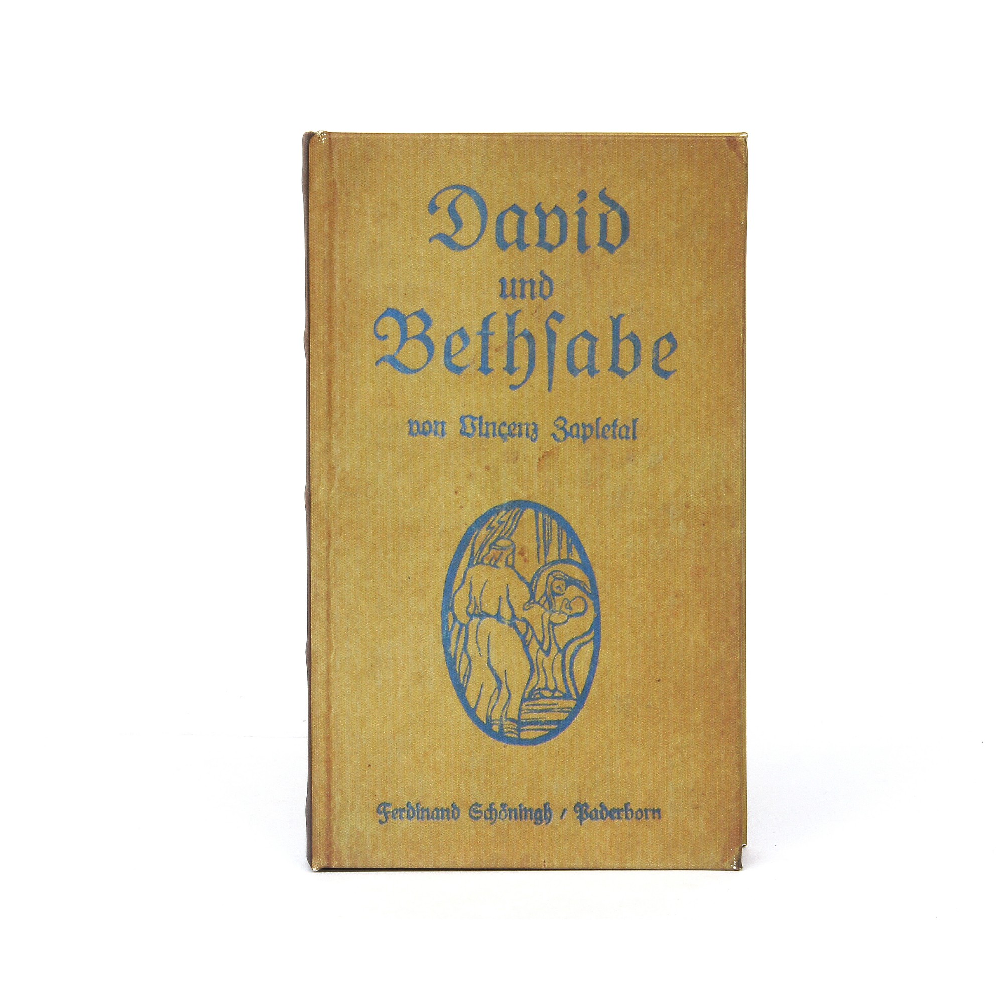 Buchhülle 'David und Bethsabe', T 3 cm, B 13 cm, H 21 cm von fischer's lagerhaus