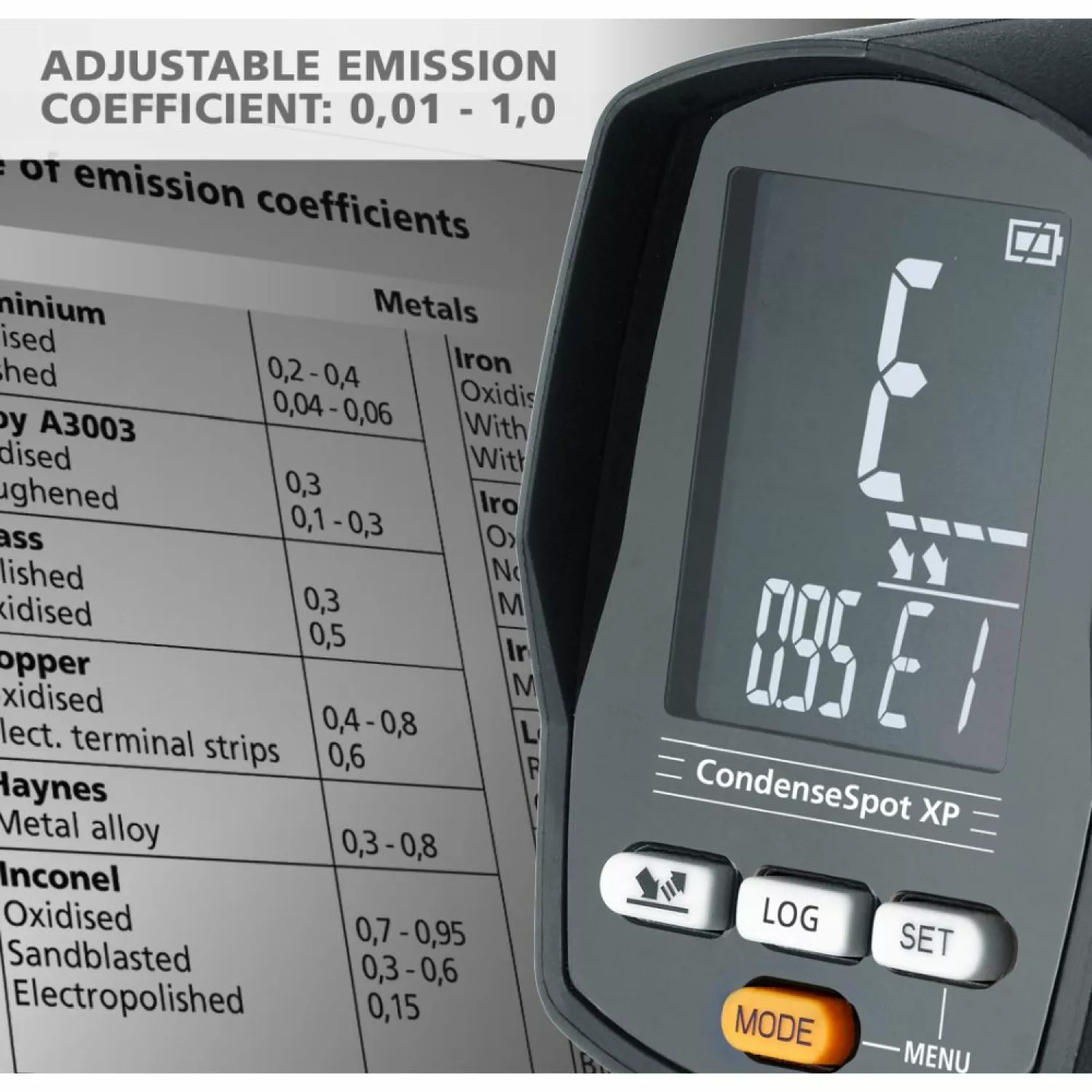 Laserliner CondenseSpot XP Multifunctionele infrarood thermometer -bluetooth - bereik -40°C t/m 800°C