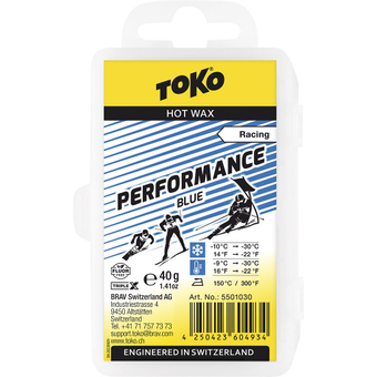 Toko Performance Blue -10°/-30°C 40 g Gleitwachs