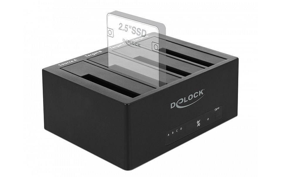Docking- und Klonstation 64063 für 4x SATA HDD / SSD<br>Dockingstation für vier 2,5