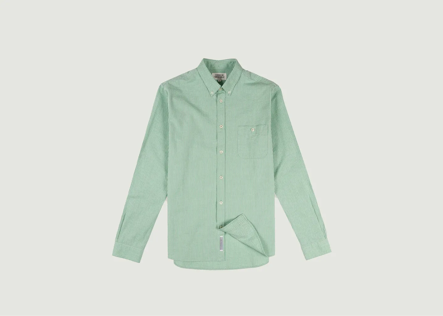 Chemise Severin Seersucker Cuisse de Grenouille