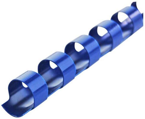 Fellowes Plastikbinderücken, A4, 8 mm, blau, 25 Stück