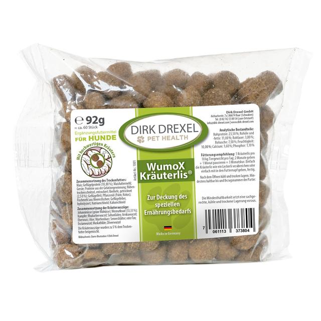 WumoX Kräuterlis für Hunde, 2er-Set