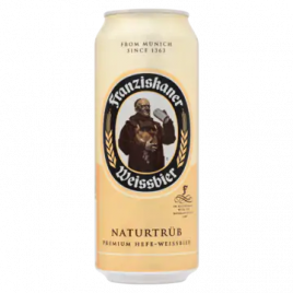 Franziskaner Weissbier naturtrub premium hefe witbier groot