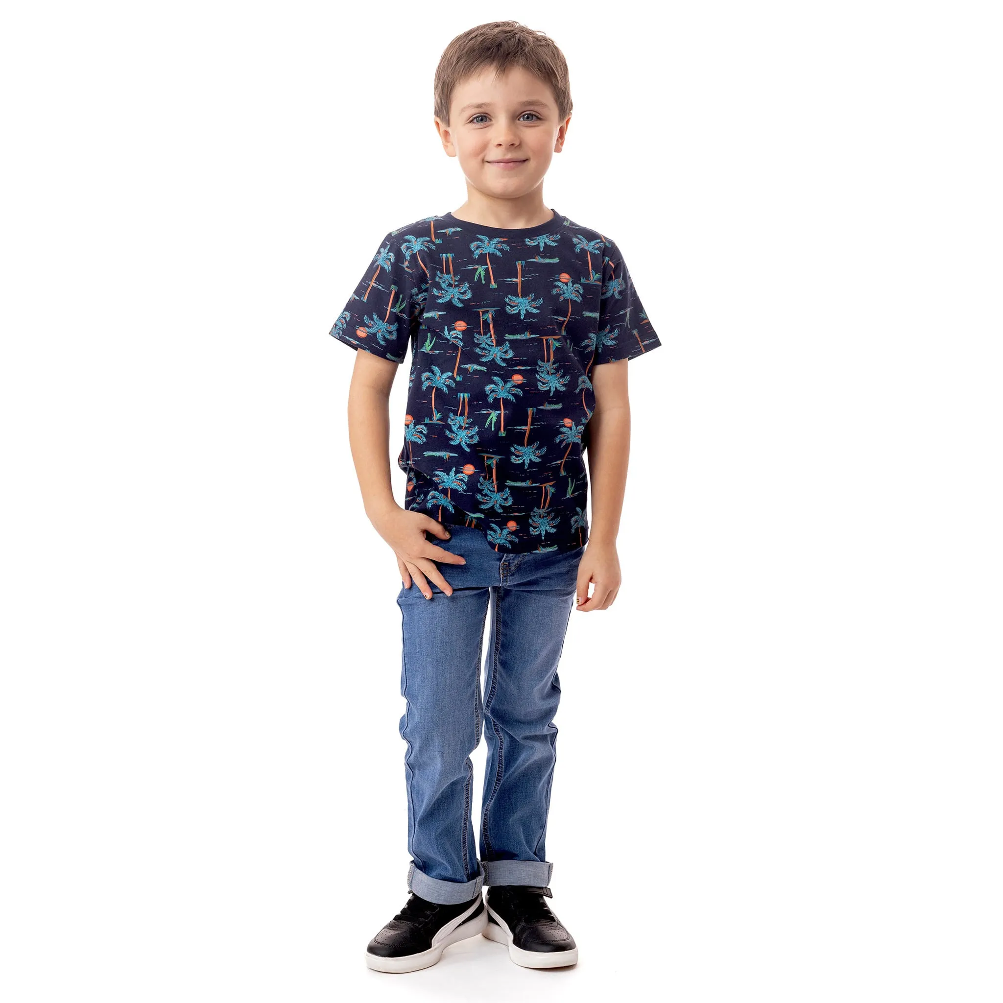 Nanö T-Shirt Palmiers Piscine 2-6ans