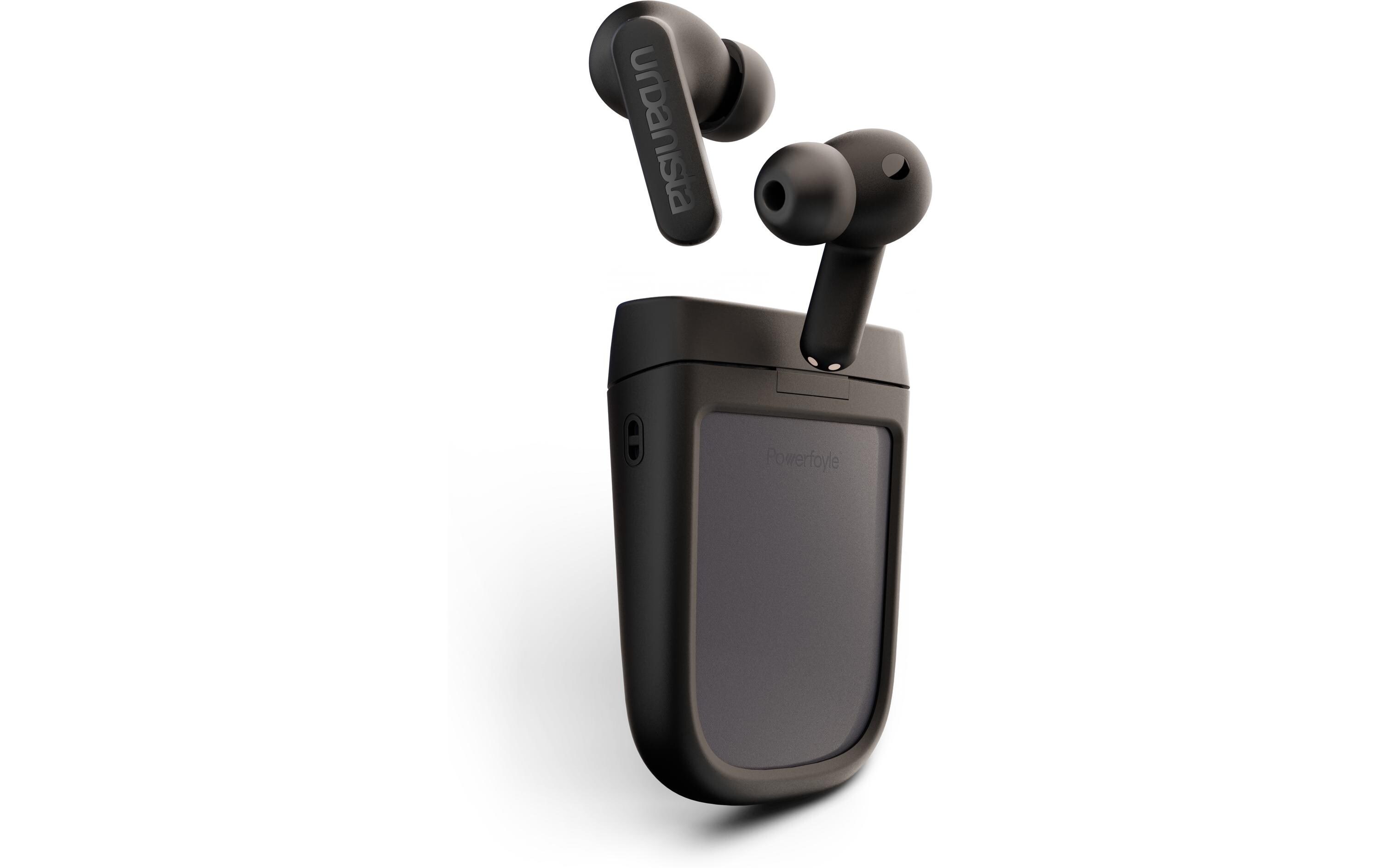 Wireless In-Ear-Kopfhörer Phoenix Schwarz<br>Solarbetriebene Ohrhörer mit Geräuschunterdrückung