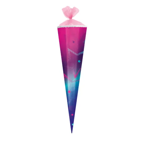 Herlitz Schultüte / Zuckertüte Sterne, 85 cm, eckig