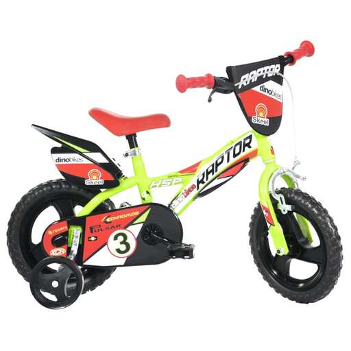 Bicicleta infantil Dino Bikes Raptor de 12 polegadas