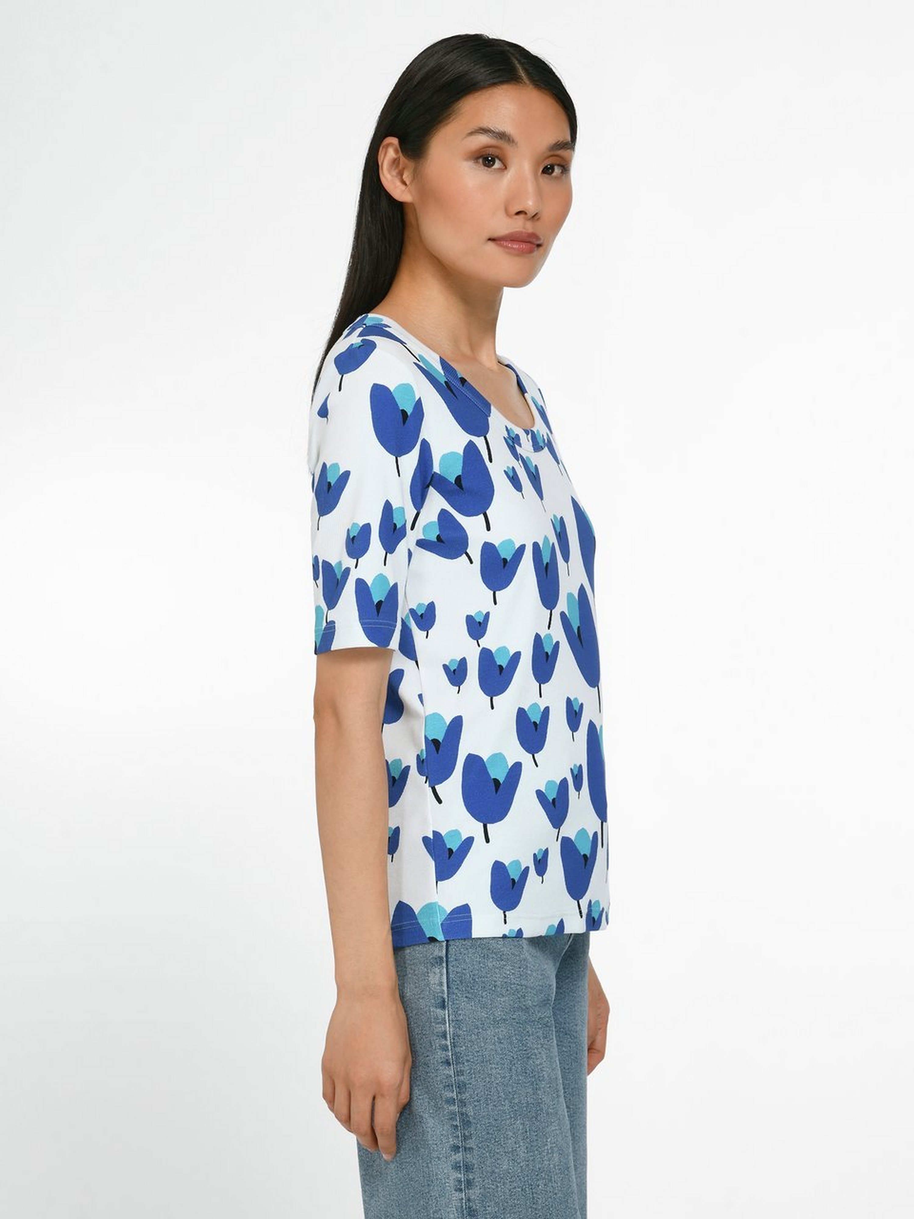 Rundhals-Shirt
