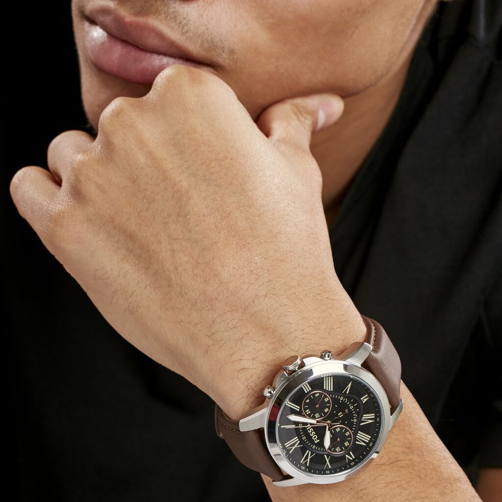 Montre Fossil Grant Noir