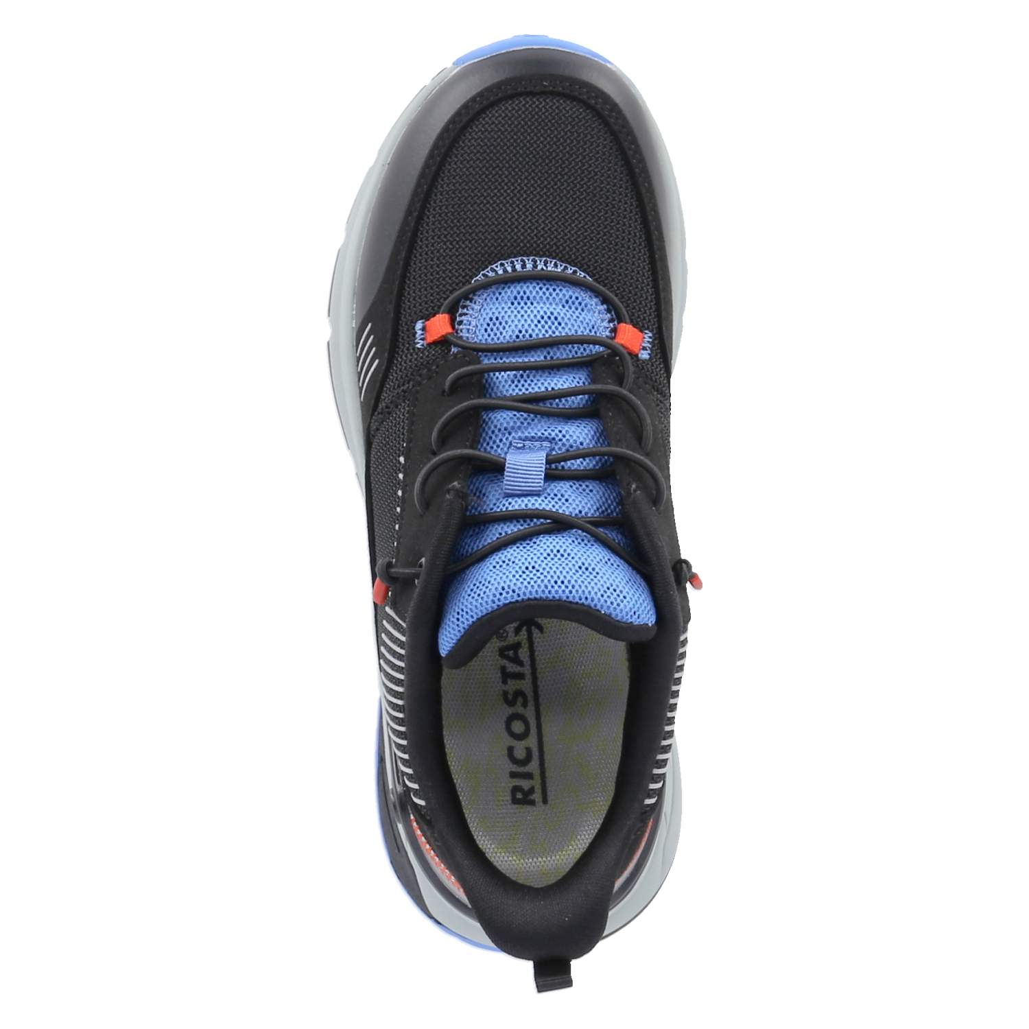 Ricosta Low Sneaker NITE - schwarz/blau