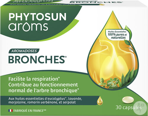 Phytosun Arôms AromaDoses Bronches 30 Capsules Molles