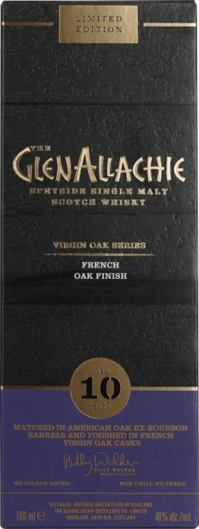 GLENALLACHIE 10 YEARS FRENCH VIRGIN OAK 70CL