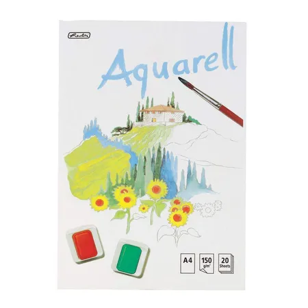 Herlitz Aquarellblock A4 20 Blatt 150 g