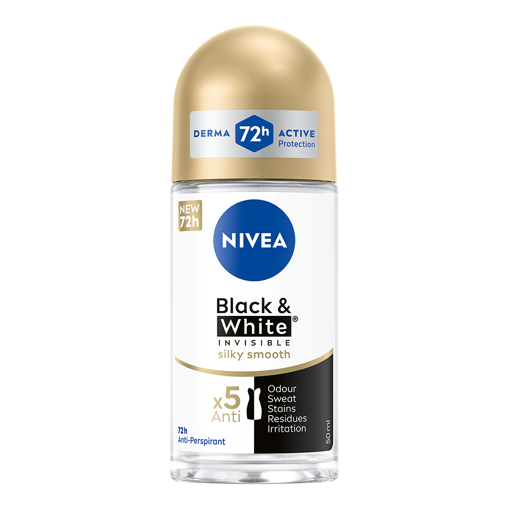 NIVEA Black & White Silky Smooth Deo Roll-On