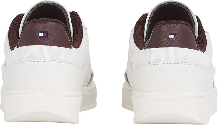 Tommy Hilfiger TH HERITAGE SNEAKER PERF White/burgundy velvet