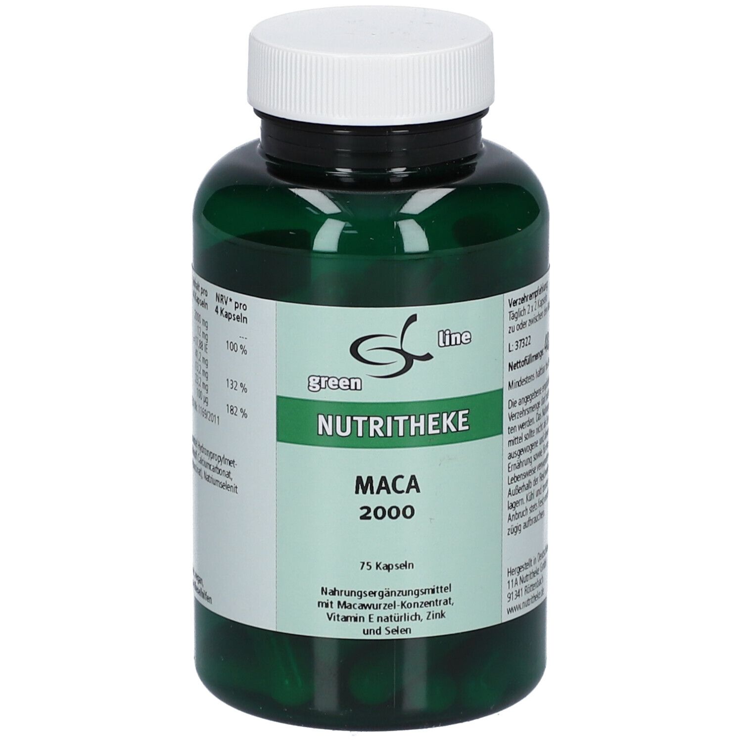 green line NUTRITHEKE MACA 2002