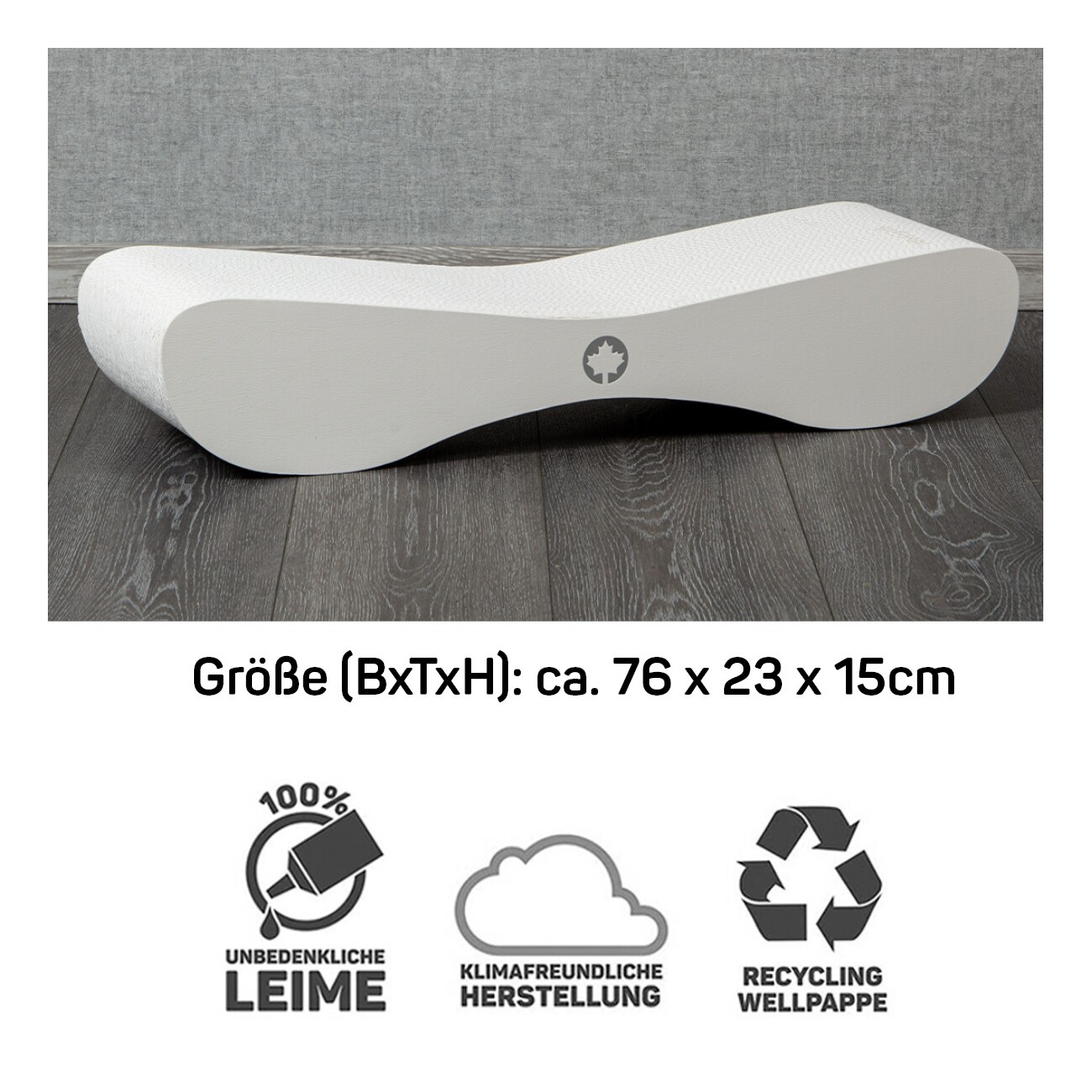 Canadian Cat Company Kratzbrett Satellite 2.0 weiß
