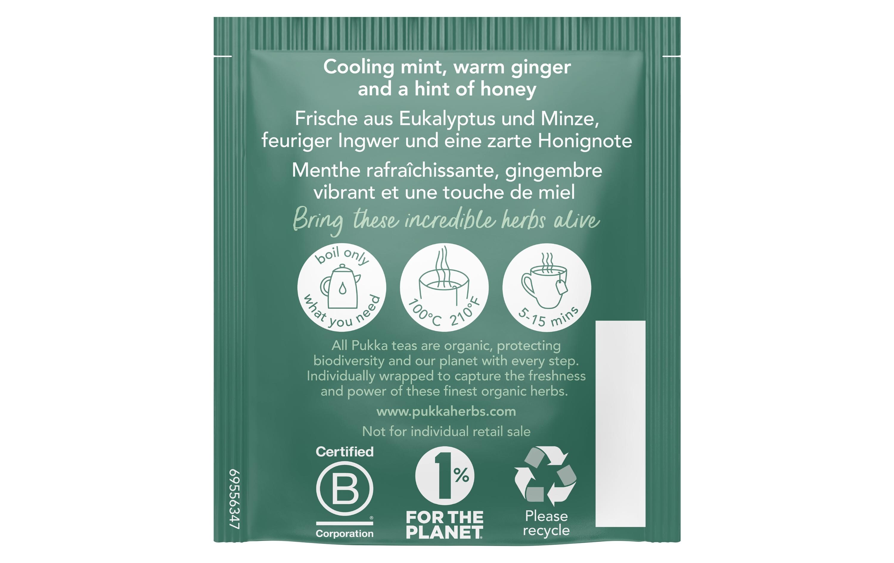Teebeutel Bio-Tee Atme Auf 20 StückBiologisch zertifizierte Kräuterteemischung