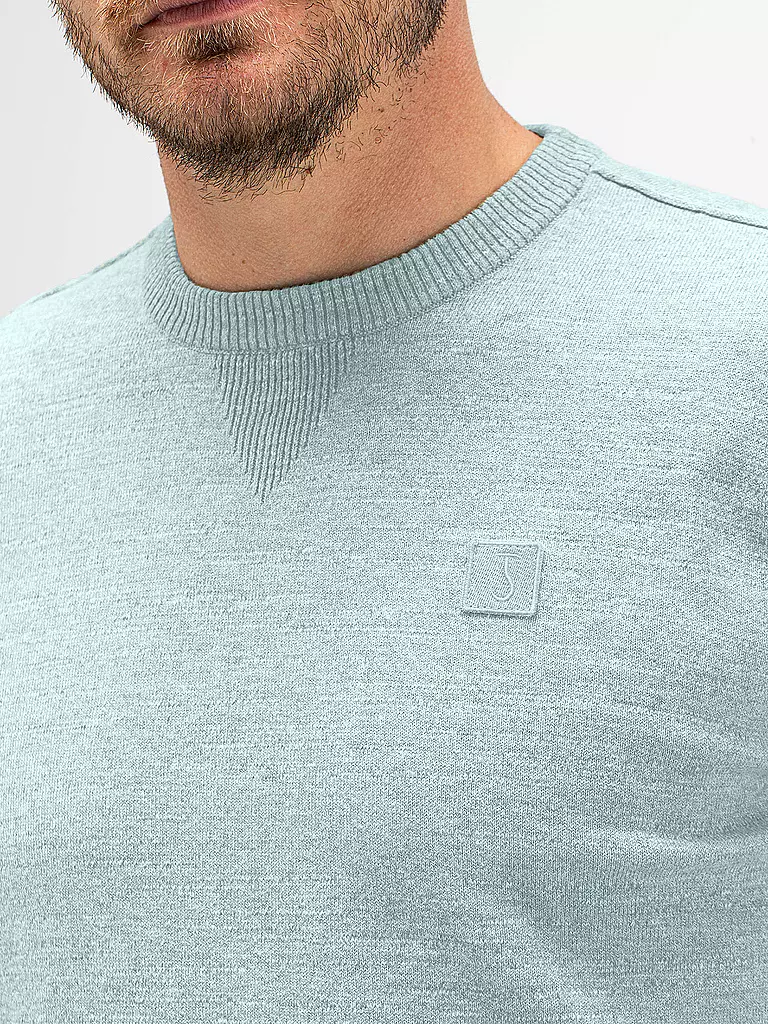 BUTCHER OF BLUE Pullover CLIFDEN hellblau