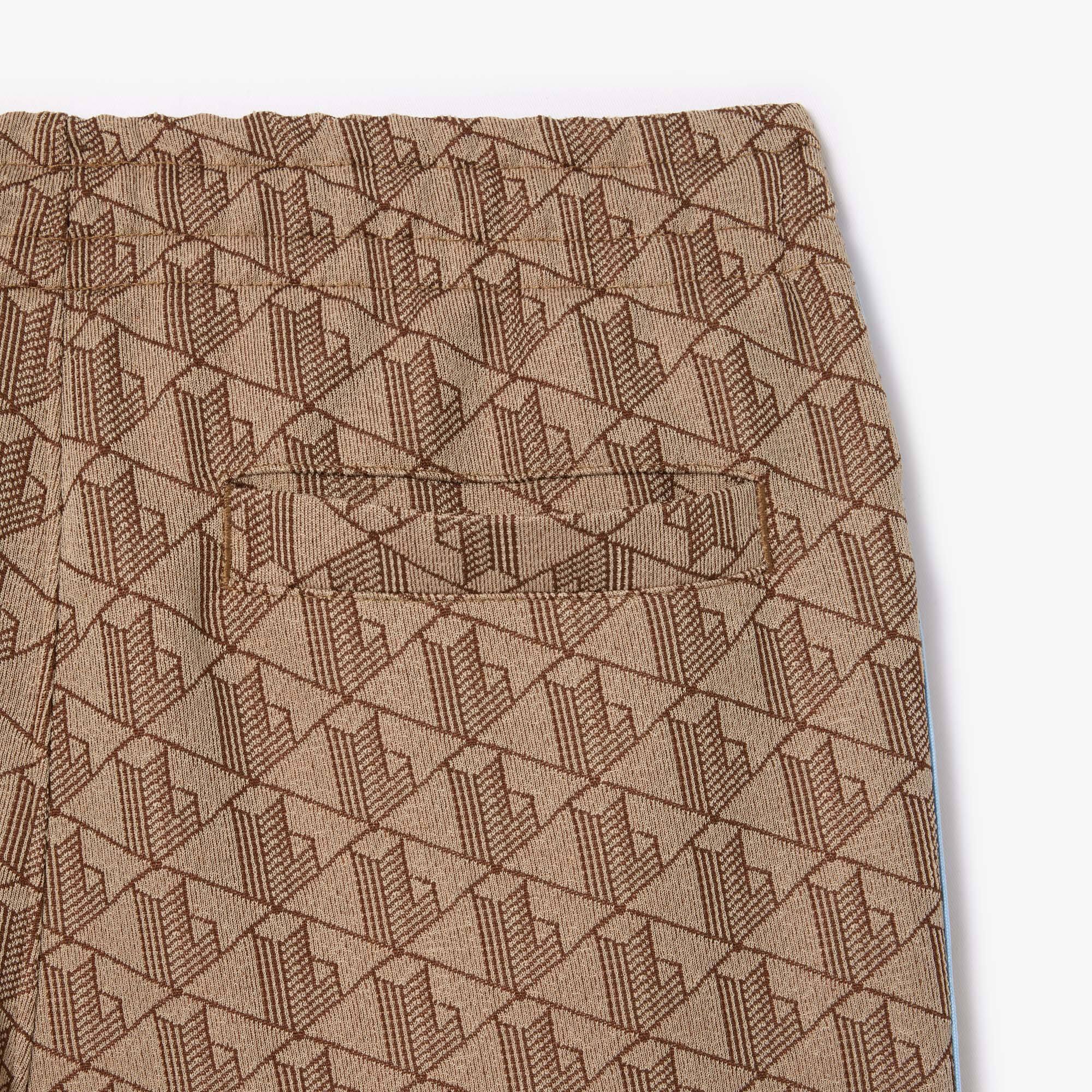 Jacquard-Paris Trainingsunterteil mit Monogramm Trainingshosen - Beige - Lacoste - Herren