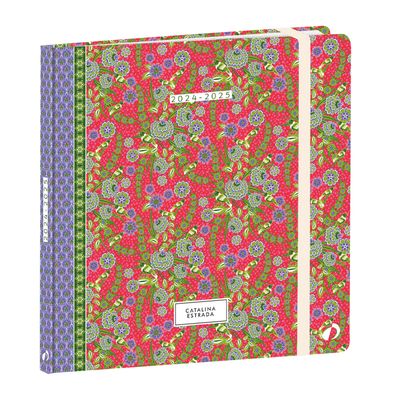 Agenda Catalina Estrada avec élastique - 1 semaine sur 2 pages - 16 x 16 cm - différents modèles disponibles - Quo Vadis