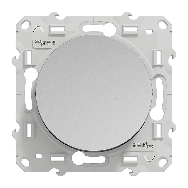 Mécanisme poussoir Schneider Electric Odace aluminium