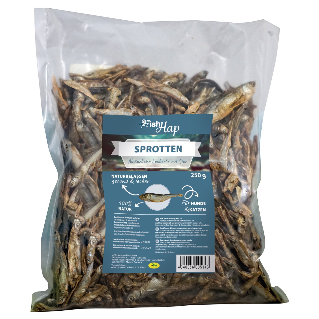 cdVet Fit-Hap Sprotten 250g
