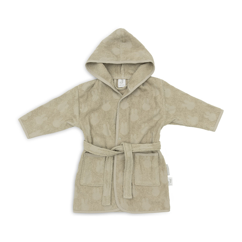 Peignoir de bain éponge 3-4 ans en jacquard Miffy olive green