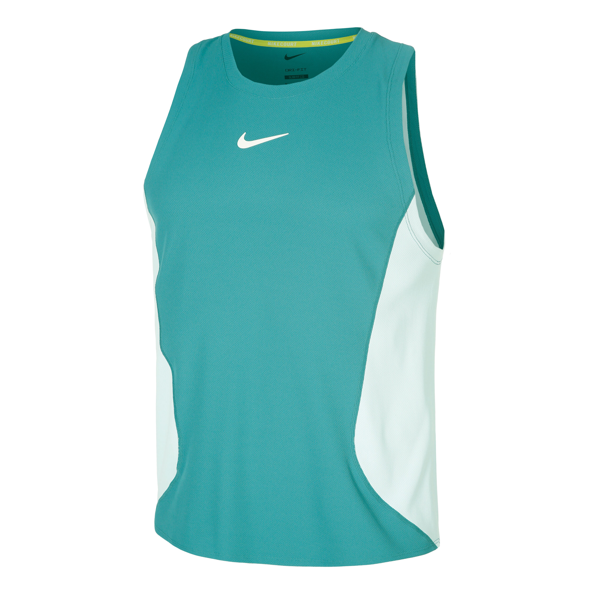 Nike Court Dri-Fit Advantage Slam Débardeur Tank Top Hommes - Bleu Petrol, Blanc