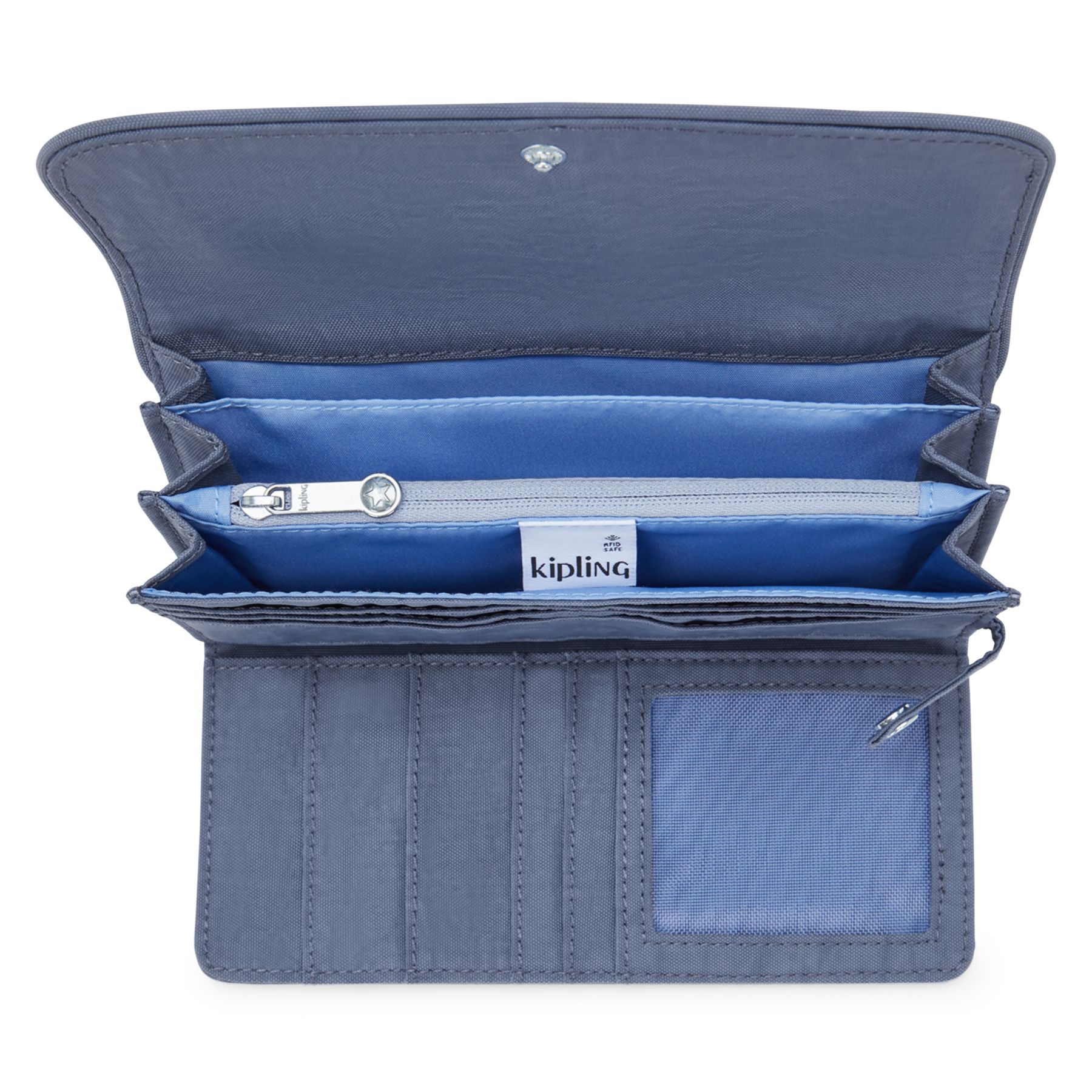 MONEY LAND Grand Portefeuille RFID - Blue Lover