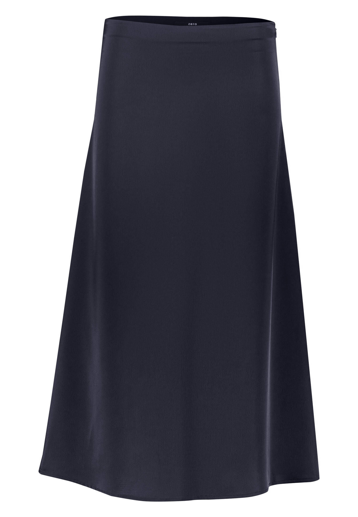 zero| Damen Midirock Satin