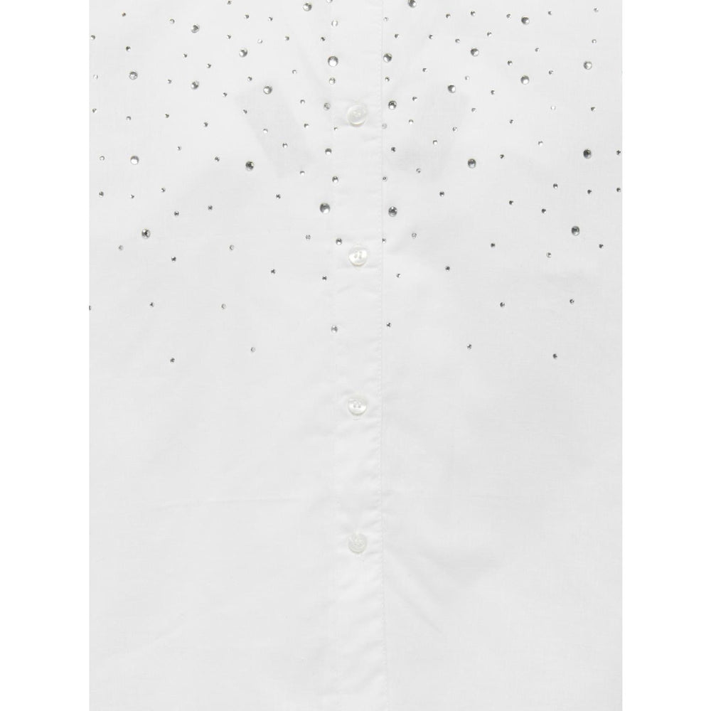 Køb kids ONLY Bright White Rhinestones Koglina Stone Oversize L/S Skjorte Wvn