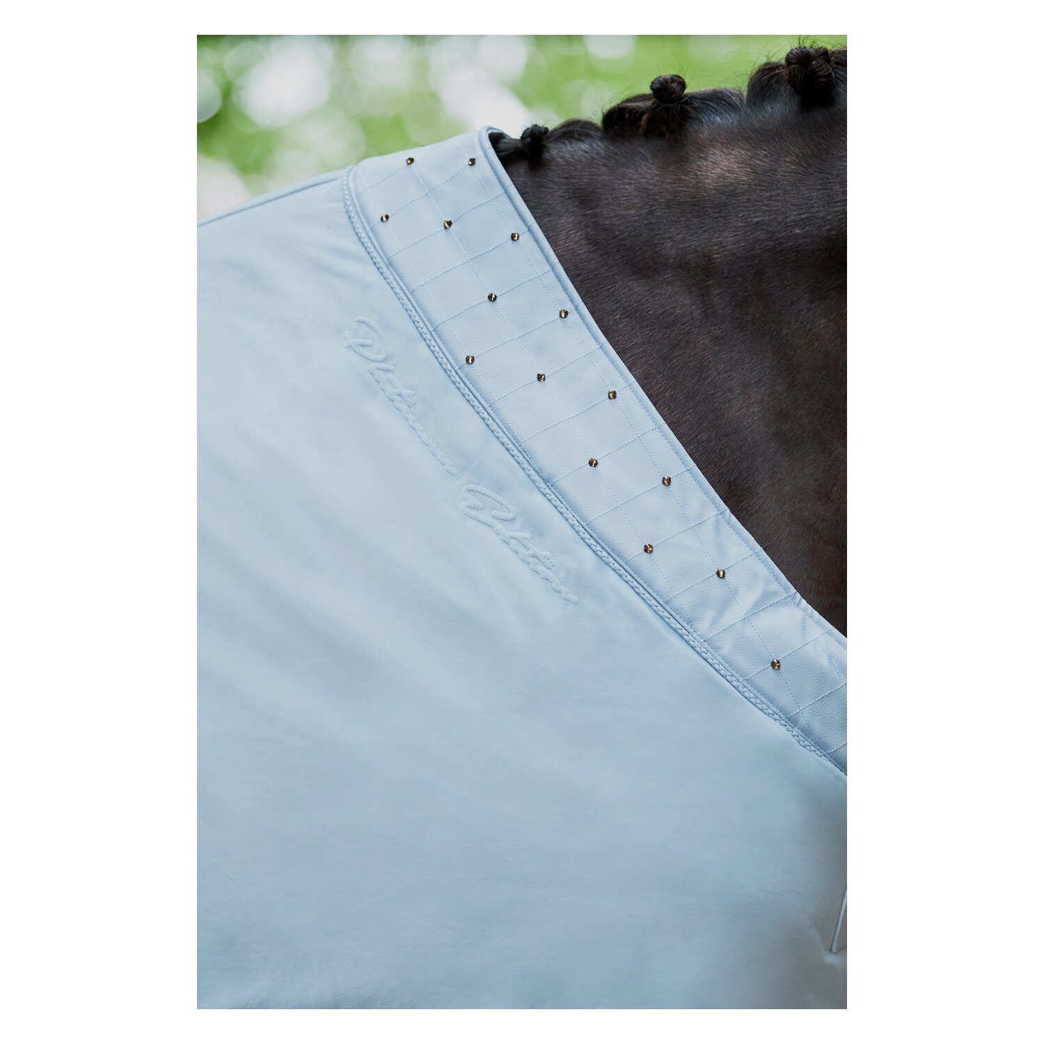 ESKADRON Platinum Abschwitzdecke Velvet Crystal - powderblue