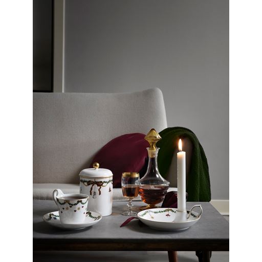 Royal Copenhagen Stjerne Riflet Jul Lysestage