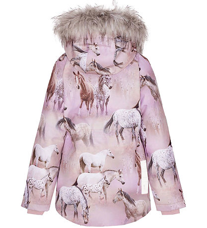 Molo Winterjacke - Cathy Fur - Dreamy Pferde