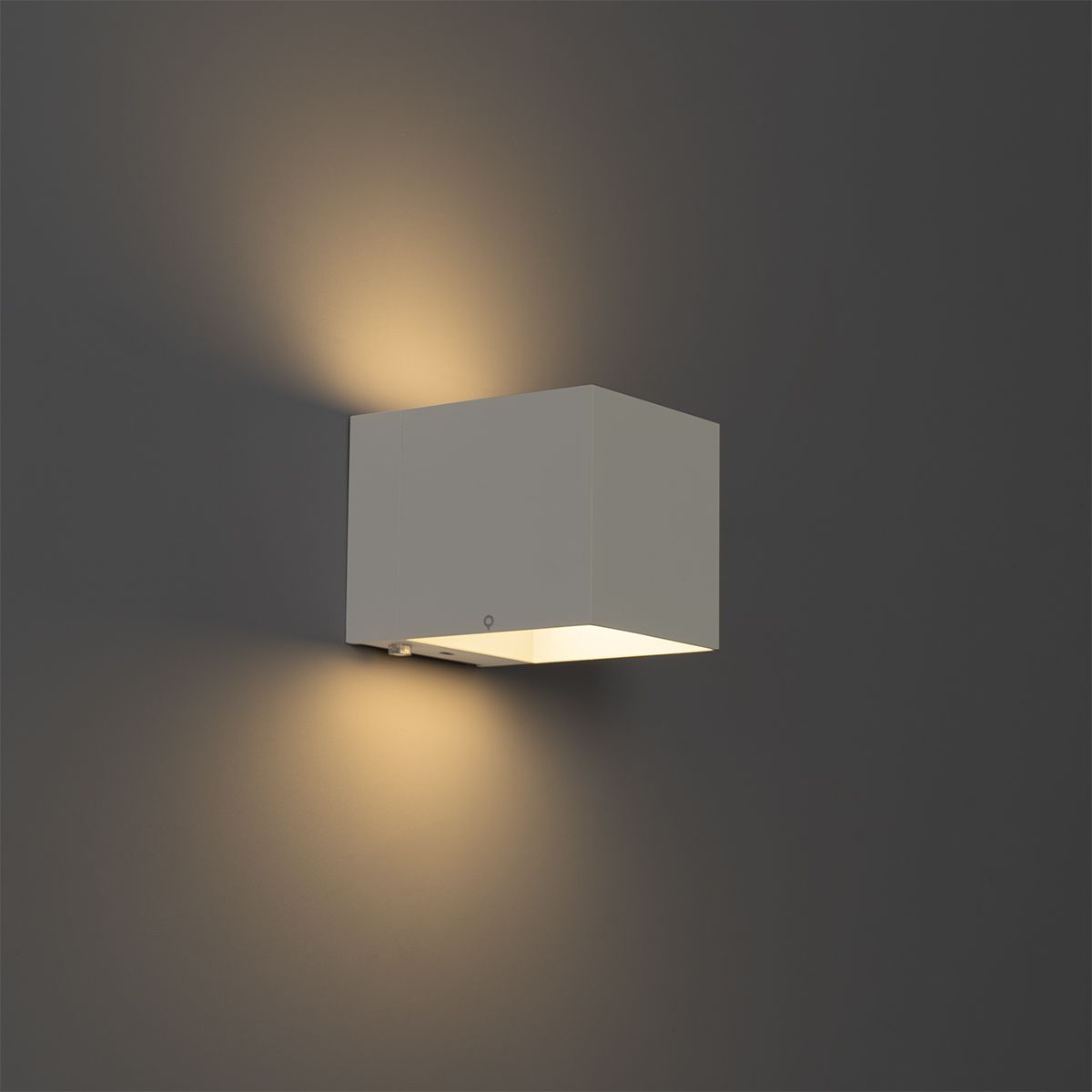 Wandlamp wit incl. LED en touch dimmer oplaadbaar - Joris