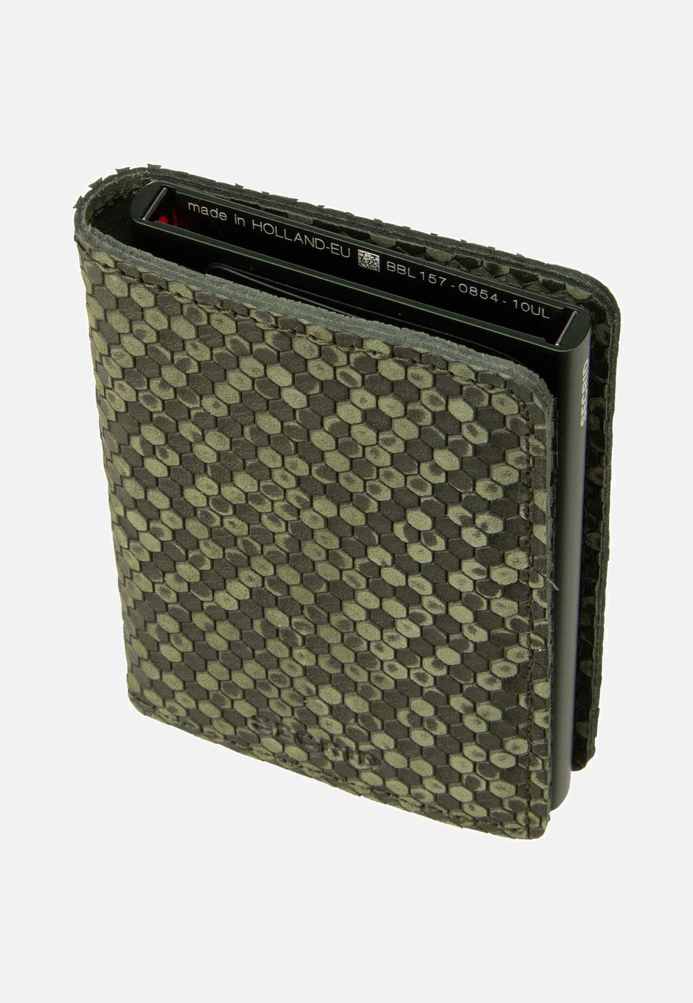 Slimwallet Hexagon Green - Portemonnaie