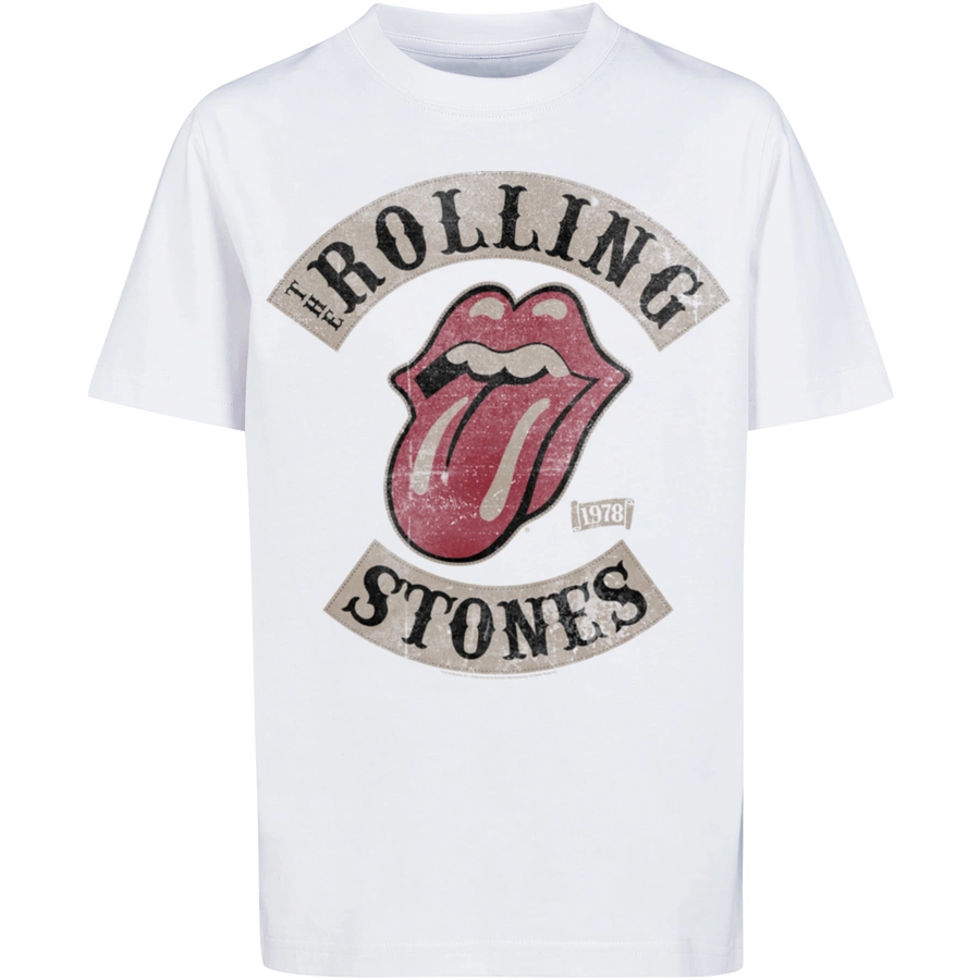 F4NT4STIC T-Shirt The Rolling Stones Rockband Tour '78 weiß