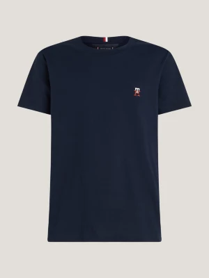 Camiseta com bordado de monograma TH