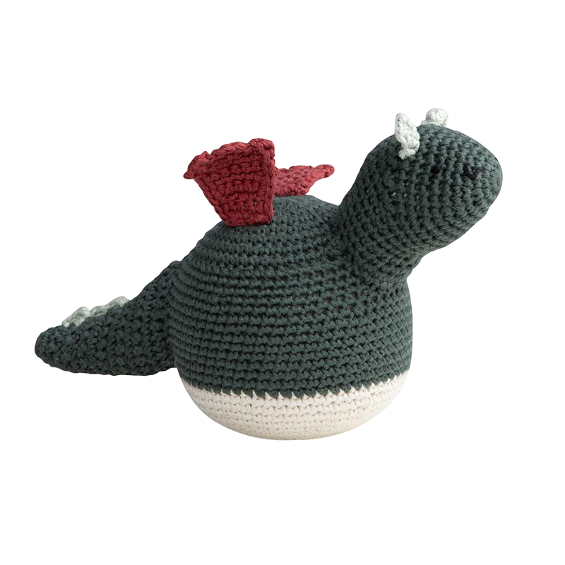 Häkel-Stehaufmännchen, Drache
