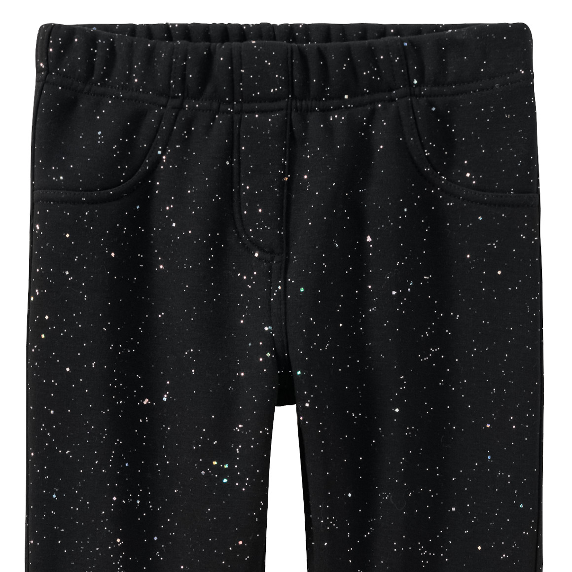 Topolino Mädchen Thermo-Jeggings mit Glitzer schwarz