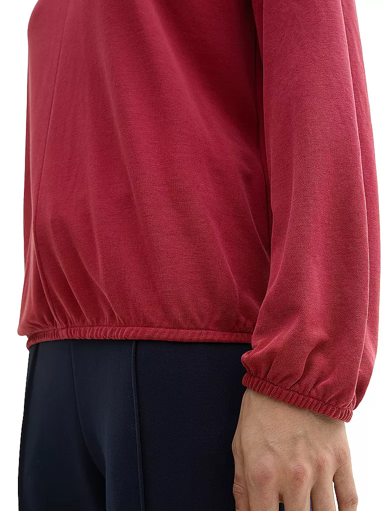 TOM TAILOR Langarmshirt rot