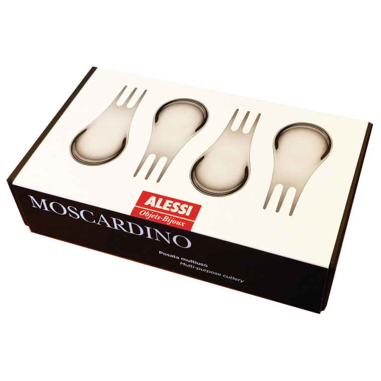 Alessi Moscardino bestekset van 4