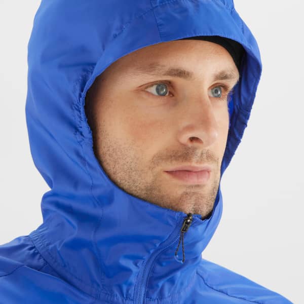 Veste trail SALOMON BONATTI CROSS FZ HOODIE M NAUTICAL BLUE
