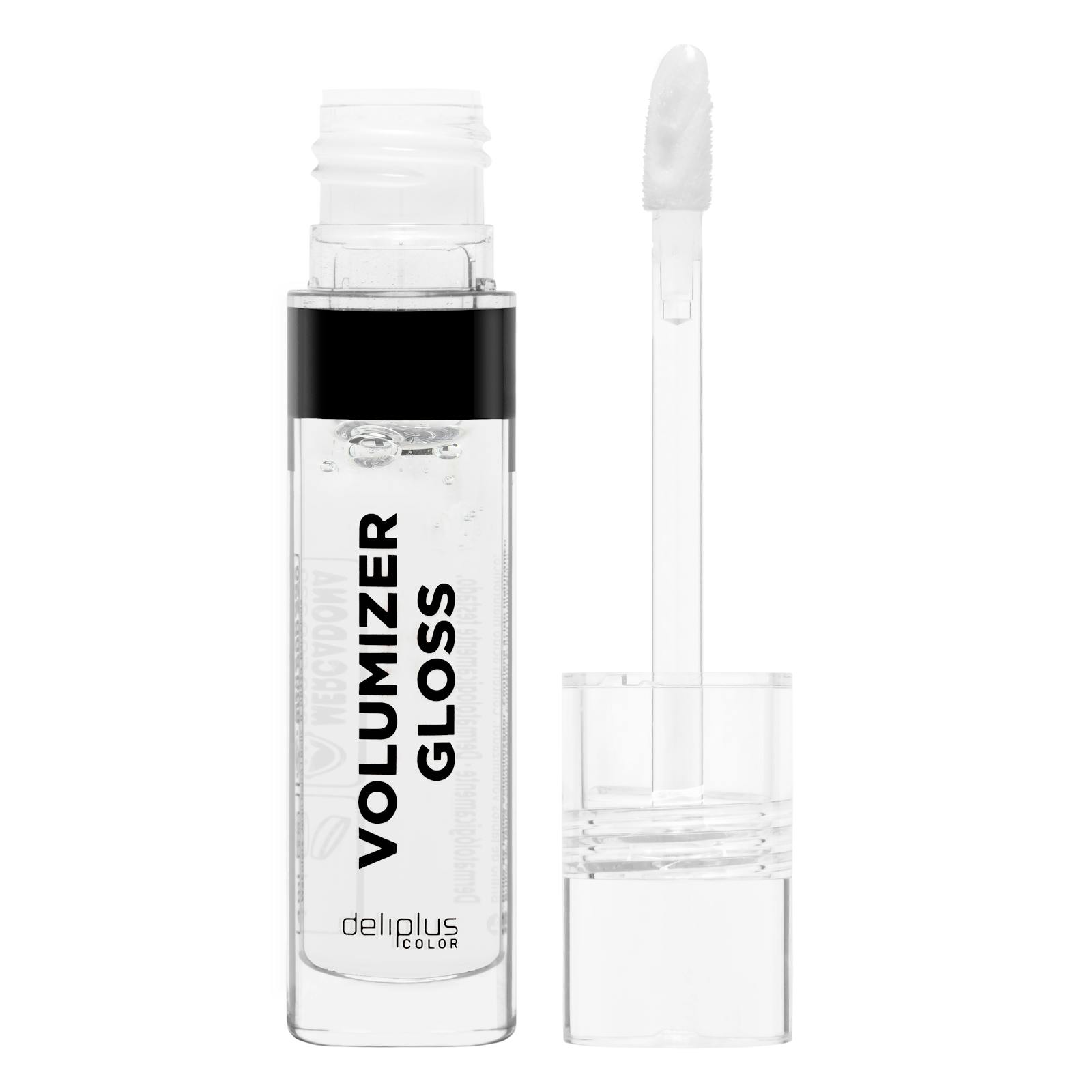Gloss à lèvres Deliplus Volumizer Gloss 01 Transparent