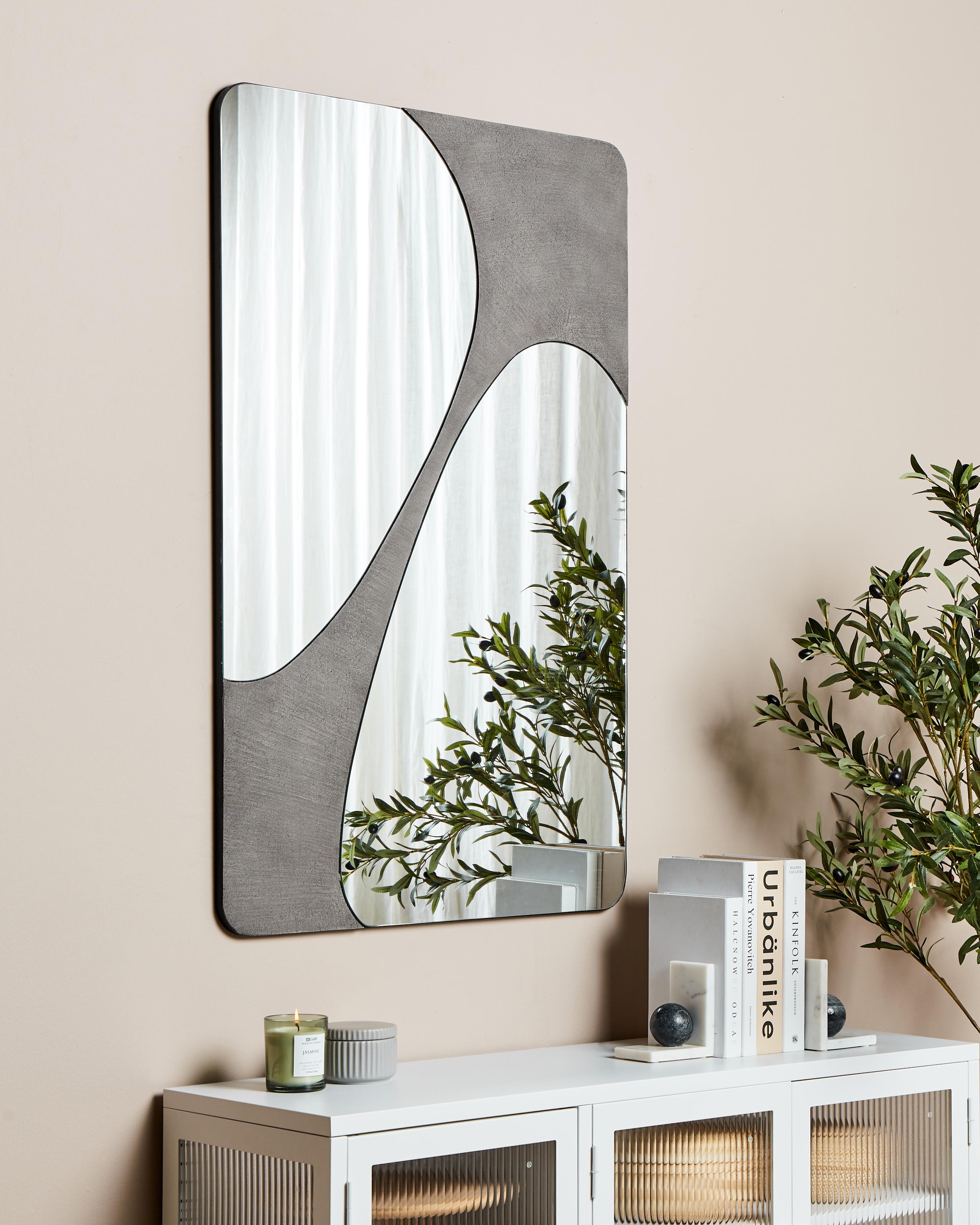 Wandspiegel ORMES 70 cm 110 cm Grijs