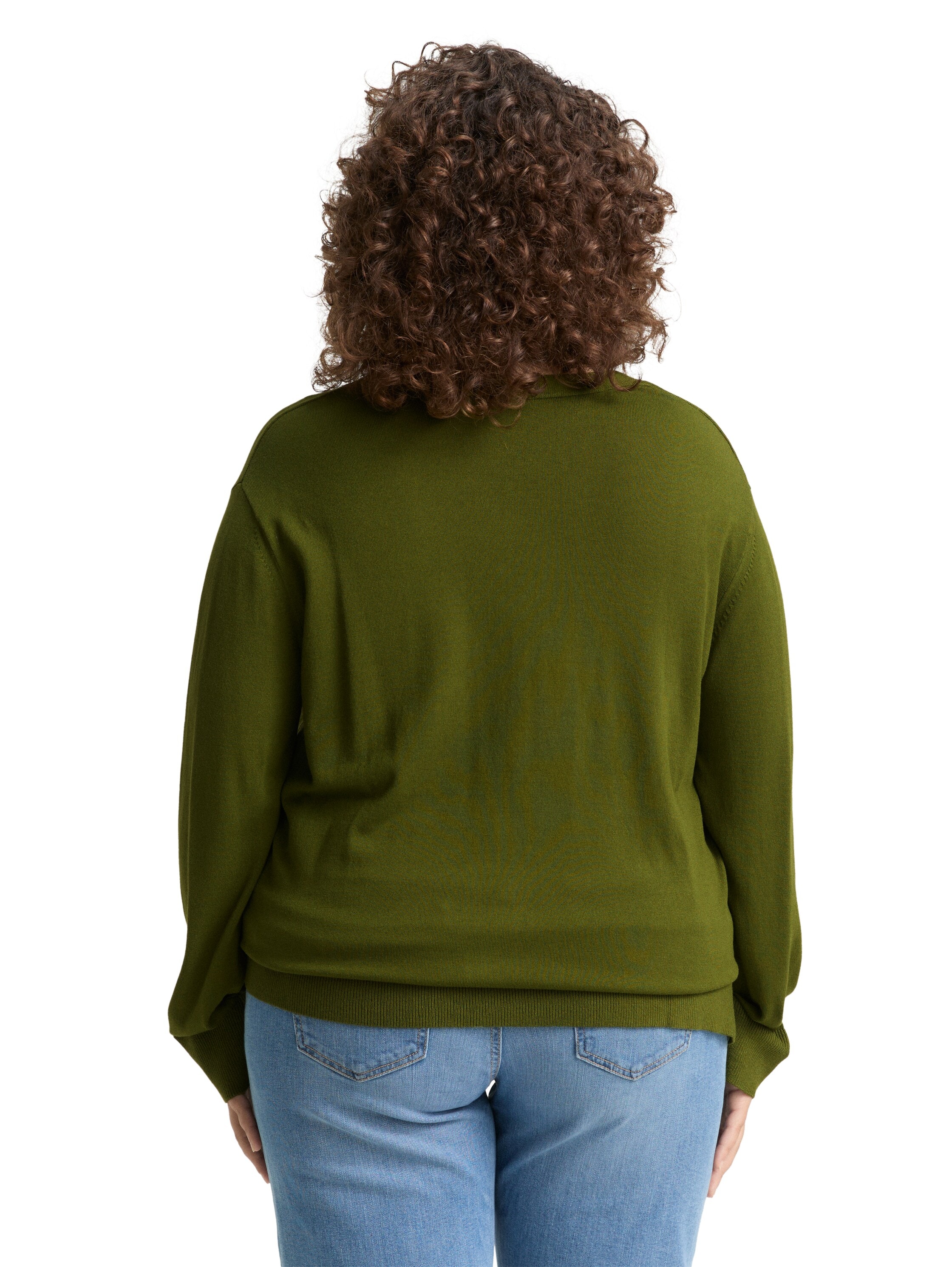 TOM TAILOR PLUS Strickpullover , mit Ziernaht